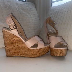 ALDO Light Pink Wedges